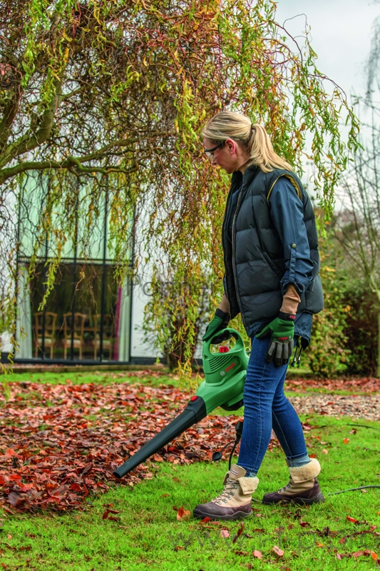 Воздуходувка-пылесос Bosch UniversalGardenTidy 3000 3000Вт пит.:от сети зеленый/черный