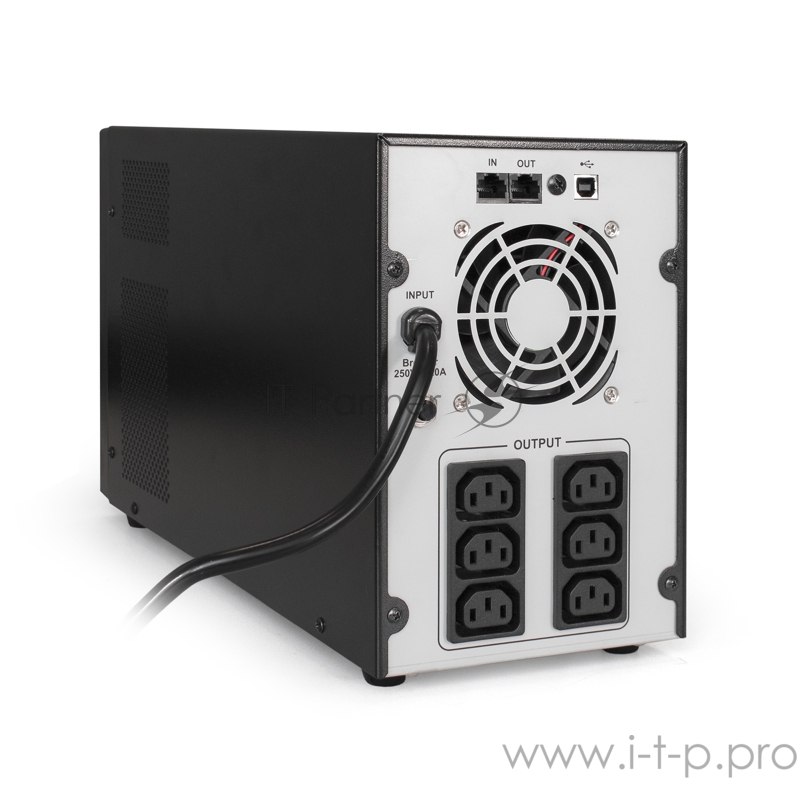 ИБП ExeGate EP287659RUS SpecialPro Smart LLB-3000.LCD.AVR.C13.RJ.USB <3000VA/1800W, LCD, AVR, 6*IEC-C13, RJ45/11, USB, Black>