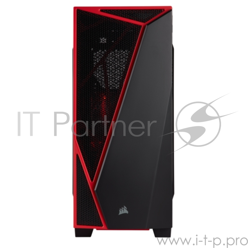 Корпус Miditower Corsair Carbide SPEC-04 CC-9011117-WW, ATX, черно-красный (без БП)