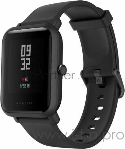 Смарт-часы Amazfit BIP S Lite 1.28 TFT черный