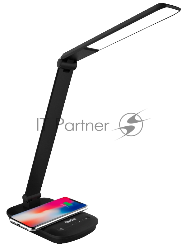 Светильник Camelion KD-825 C02 (14162) настольный на основание черный 16Вт