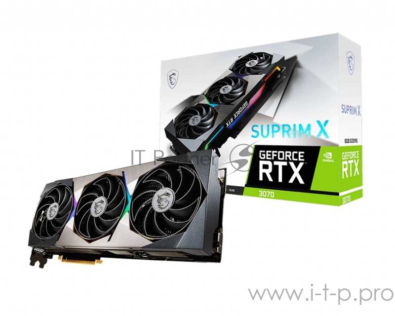 Видеокарта PCIE16 RTX3070 8GB GDDR6 RTX 3070 SUPRIM X 8G MSI
