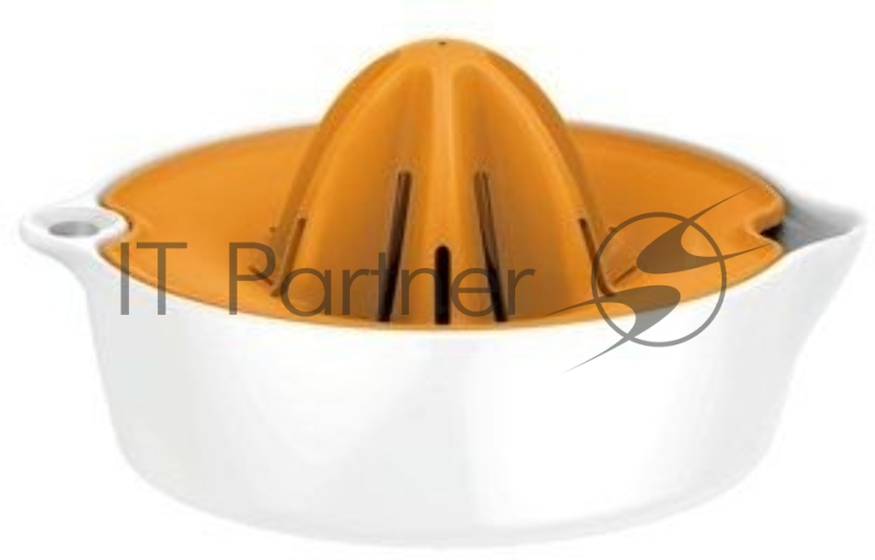 Соковыжималка цитрусовая Fiskars Functional Form 1016125 белый/оранжевый