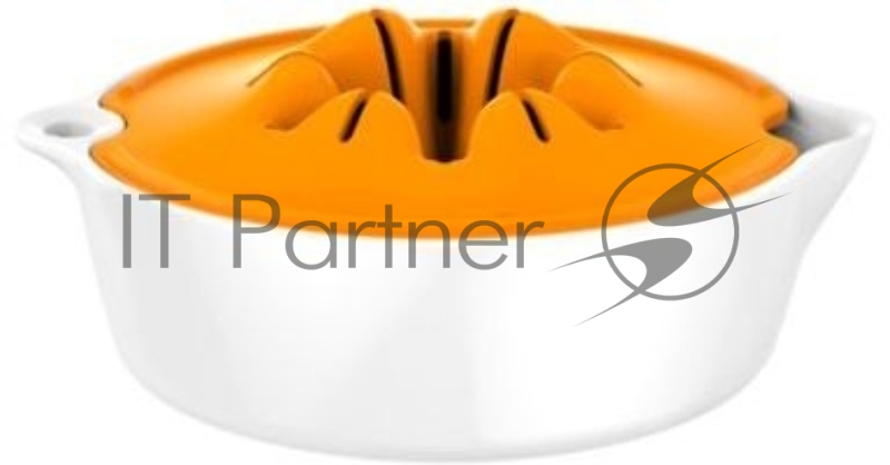 Соковыжималка цитрусовая Fiskars Functional Form 1016125 белый/оранжевый