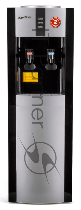 Кулер Aqua Work 16-LD/ЕN напольный электронный черный/серебристый