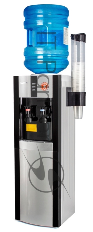 Кулер Aqua Work 16-LD/ЕN напольный электронный черный/серебристый