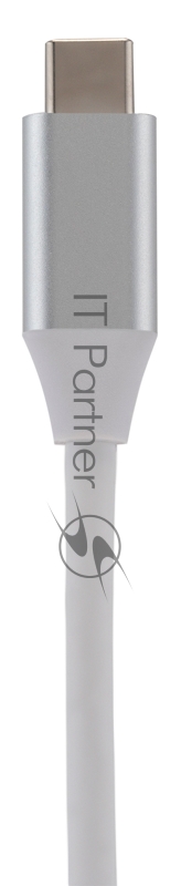 Устройство чтения карт памяти Type C Digma CR-С2501-S серебристый