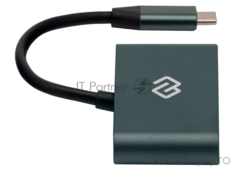 Устройство чтения карт памяти Type C Digma CR-СP2513-G серебристый