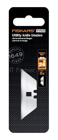 Лезвие Fiskars CarbonMax 25мм лезв.5шт серебристый (1027229)