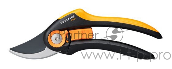 Секатор плоскостной Fiskars SmartFit P541 черный/оранжевый (1057169)