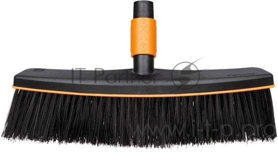 Метла Fiskars QuikFit пластик 38см черный/оранжевый (1001416)