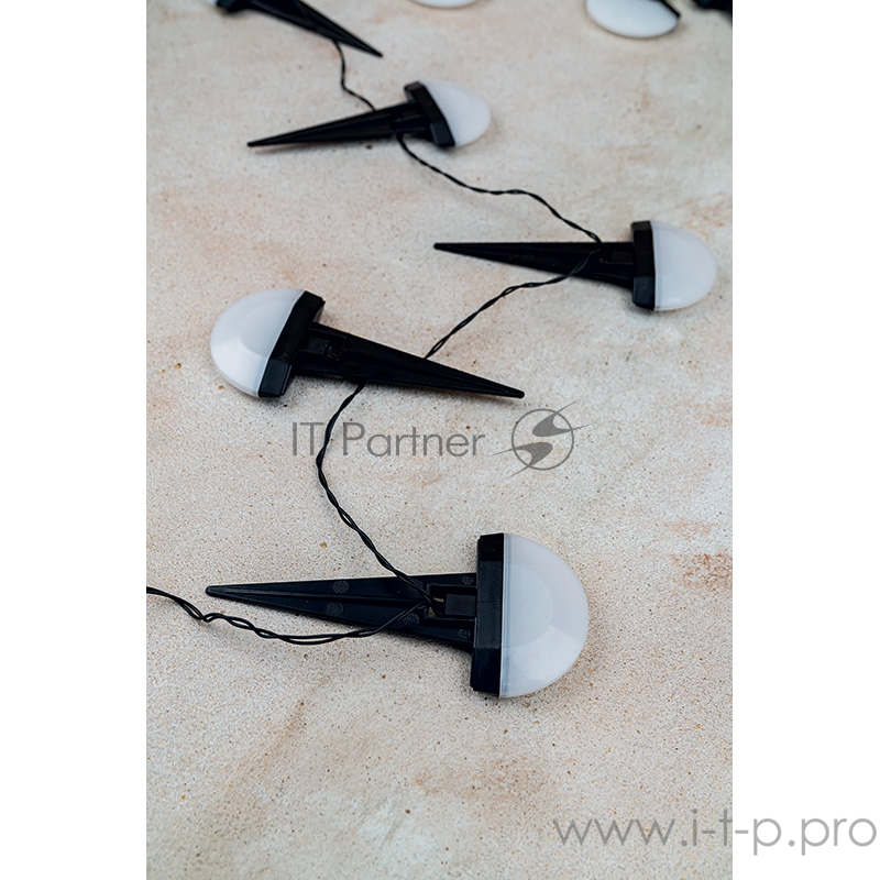 Каскад Lamper Взлетная Полоса LED 8 м с выносной солнечной панелью 2 м и аккумулятором, монтаж в грунт IP65, холодное белое свечение