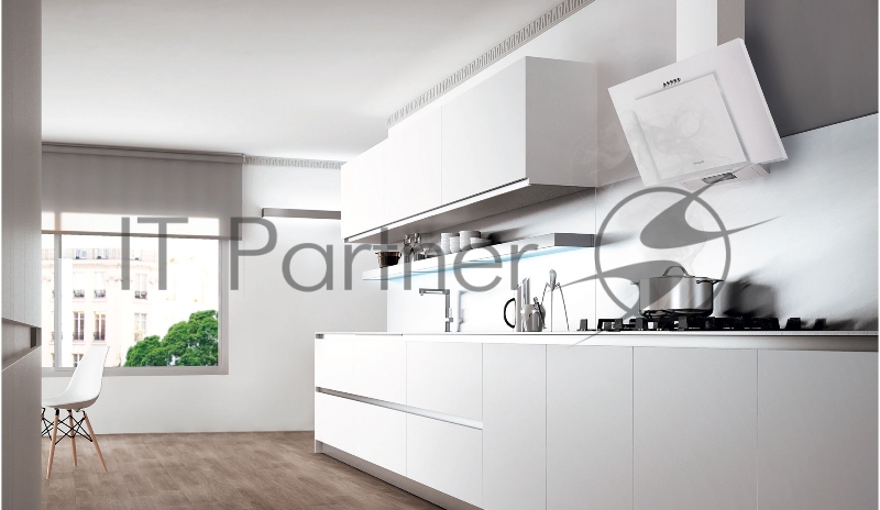 Вытяжка каминная Weissgauff Yota 60 PB белый управление: кнопочное (1 мотор)