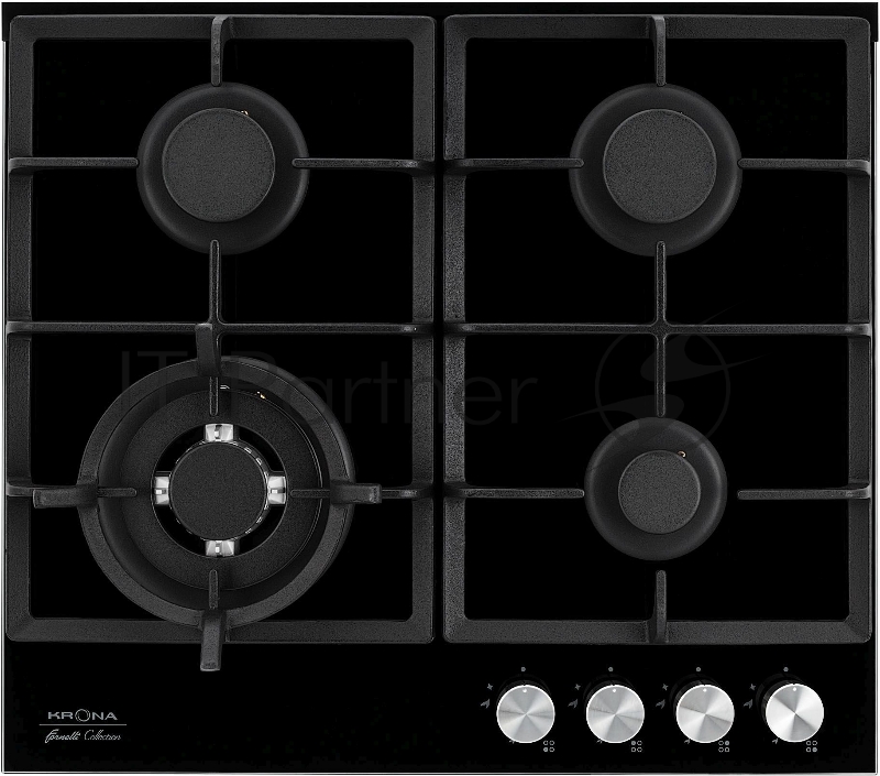 Газовая варочная поверхность Krona ALMA 60 черный