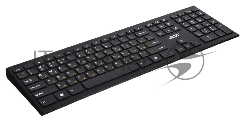 Клавиатура Acer OKR010 черный USB беспроводная slim Multimedia