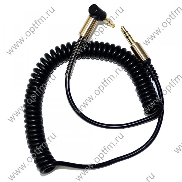 Кабель AUX витой черный