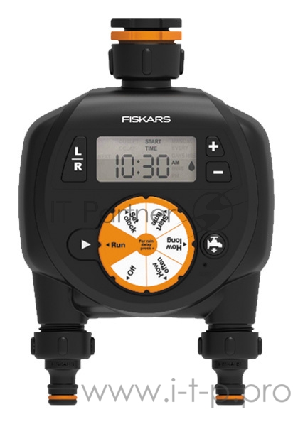 Таймер Fiskars 1054792 черный оранжевый