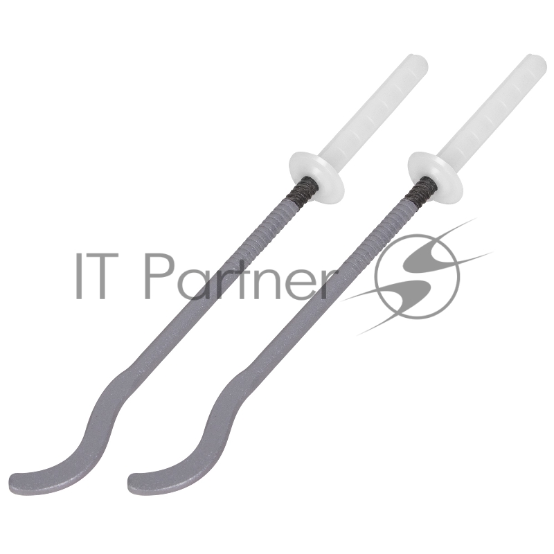 Комплект плоских кронштейнов ROYAL THERMO с дюбелями 7,2х170мм, серебристые