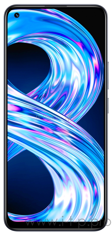 Смартфон Realme 8 128Gb 6Gb черный моноблок 3G 4G 6.4 2400x1080 Android 11 64Mpix 802.11 a/b/g/n/ac NFC GSM900/1800 GSM1900 MP3