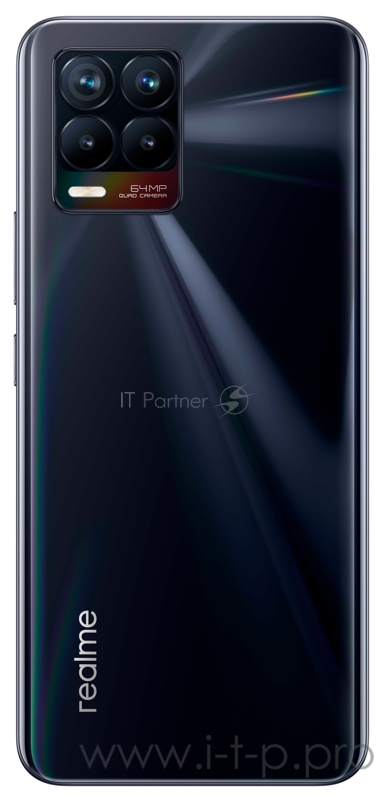 Смартфон Realme 8 128Gb 6Gb черный моноблок 3G 4G 6.4 2400x1080 Android 11 64Mpix 802.11 a/b/g/n/ac NFC GSM900/1800 GSM1900 MP3