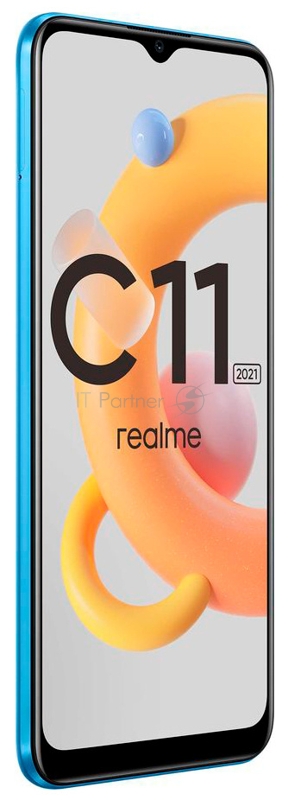 Смартфон Realme C11 2021 32Gb 2Gb синий моноблок 3G 4G 2Sim 6.52 720x1600 Android 11 8Mpix 802.11 b/g/n NFC GPS GSM900/1800 GSM1900 MP3 microSD max256Gb