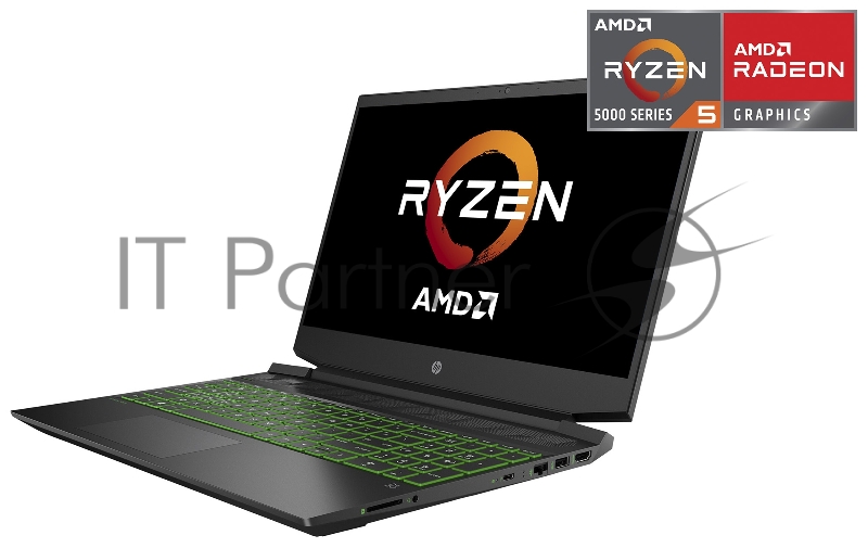 Ноутбук HP Pavilion Gaming 15-ec2009ur Ryzen 5 5600H/16Gb/SSD512Gb/NVIDIA GeForce GTX 1650 4Gb/15.6/IPS/FHD (1920x1080)/Windows 10/black/WiFi/BT/Cam