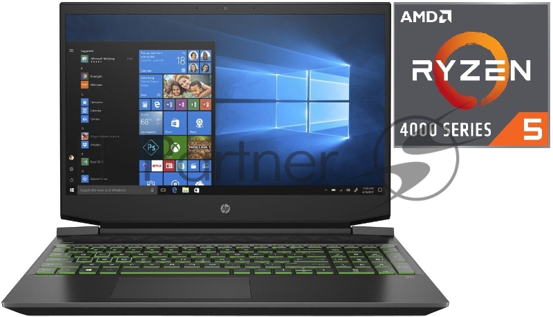 Ноутбук HP Pavilion Gaming 15-ec2009ur Ryzen 5 5600H/16Gb/SSD512Gb/NVIDIA GeForce GTX 1650 4Gb/15.6/IPS/FHD (1920x1080)/Windows 10/black/WiFi/BT/Cam