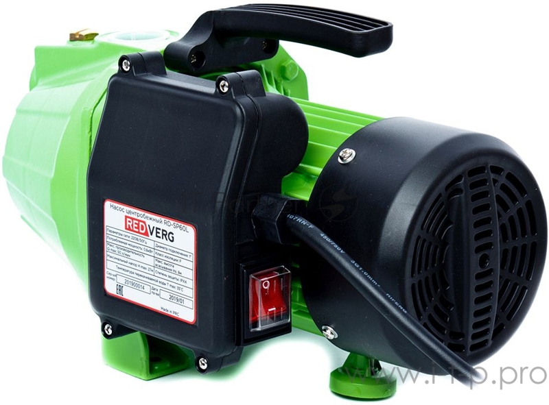 Насос садовый центробежный RedVerg RD-SP60L 600Вт 3000л/час