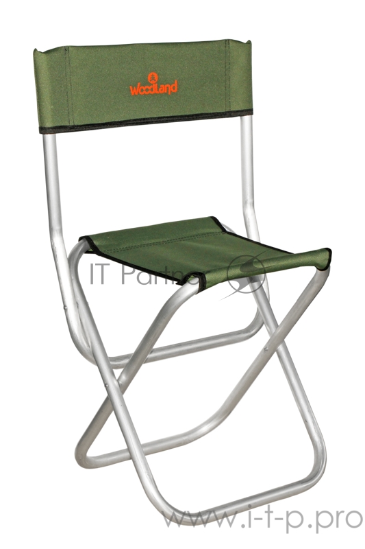 Стул Tourist ALU MAX, 46 х 35 х 45 (80) см, складной, со спинкой (алюминий)