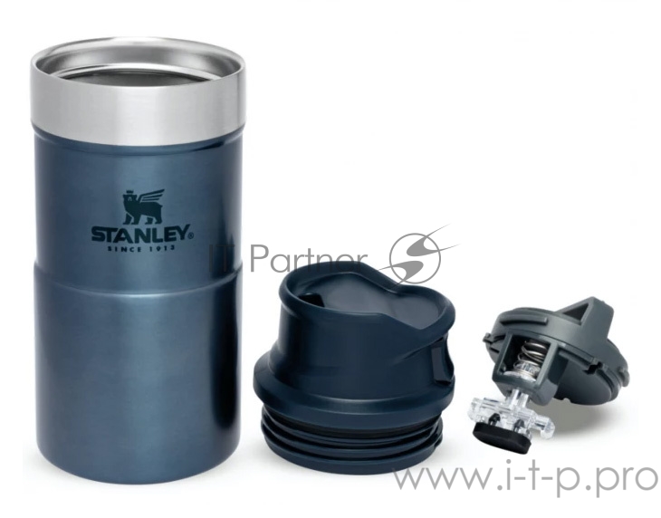Термокружка Stanley Classic Trigger Action 0.25л. синий картонная коробка (10-09849-012)