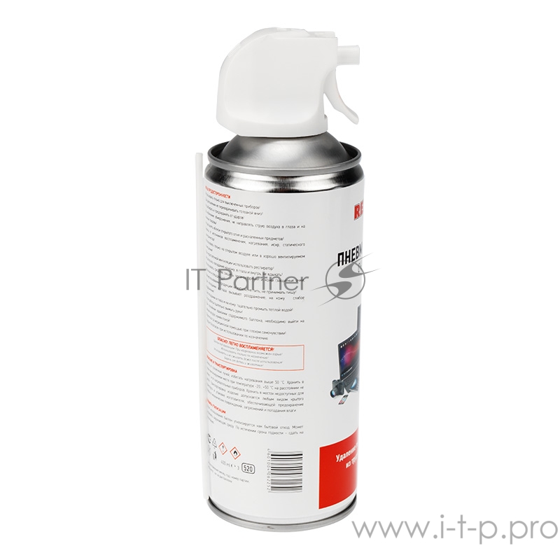 Сжатый воздух (пневматический очиститель) DUST OFF, REXANT, 400 мл, аэрозоль