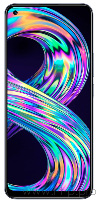 Смартфон Realme 8 128Gb 6Gb серебристый моноблок 3G 4G 6.4 2400x1080 Android 11 64Mpix 802.11 a/b/g/n/ac NFC GSM900/1800 GSM1900 MP3