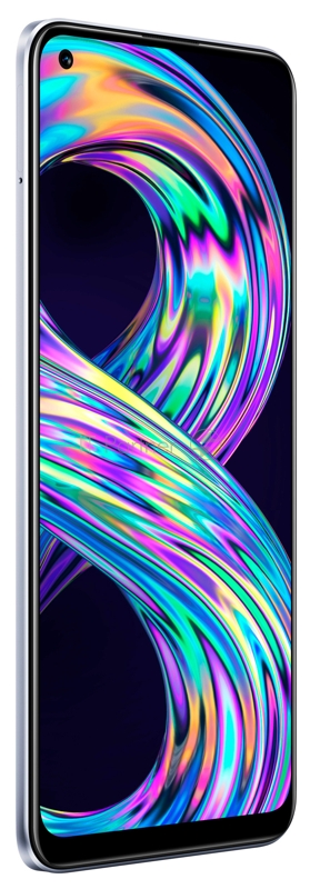 Смартфон Realme 8 128Gb 6Gb серебристый моноблок 3G 4G 6.4 2400x1080 Android 11 64Mpix 802.11 a/b/g/n/ac NFC GSM900/1800 GSM1900 MP3