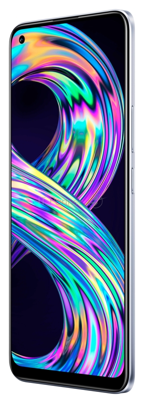 Смартфон Realme 8 128Gb 6Gb серебристый моноблок 3G 4G 6.4 2400x1080 Android 11 64Mpix 802.11 a/b/g/n/ac NFC GSM900/1800 GSM1900 MP3