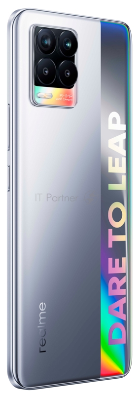Смартфон Realme 8 128Gb 6Gb серебристый моноблок 3G 4G 6.4 2400x1080 Android 11 64Mpix 802.11 a/b/g/n/ac NFC GSM900/1800 GSM1900 MP3