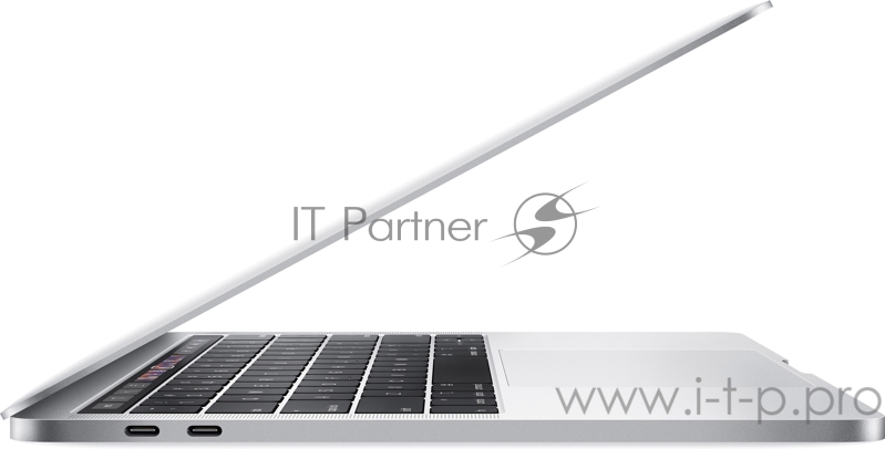 Ноутбук Apple 13-inch MacBook Pro with Touch Bar - Silver/2.3GHz quad-core 10th-generation Intel Core i7 (TB up to 4.1GHz)/16GB 3733MHz LPDDR4X memory/1TB PCIe-based SSD/Intel Iris Plus Graphics