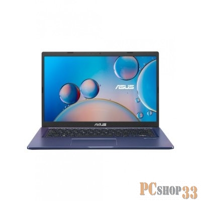 Ноутбук 14 IPS FHD Asus X415JA-EK465T peacock blue (Core i5 1035G1/8Gb/512Gb SSD/noDVD/VGA int/W10) (90NB0ST3-M07480)