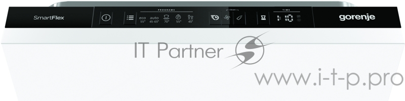 Встраиваемые посудомоечные машины GORENJE Узкая, 81.5x44.8x55, 11 комплектов посуды, 5 программ, 3 корзины, полный Aquastop, ЖК дисплей, 5 уровней разбрызгивания воды, А++