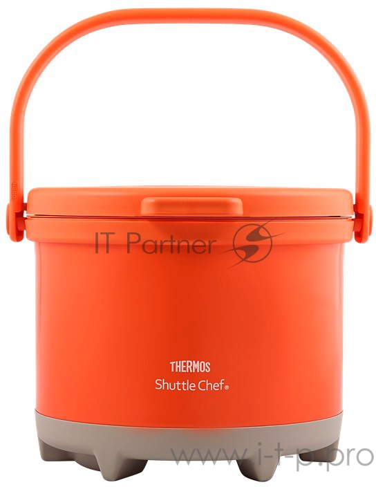 Термокастрюля Thermos Shuttle Chef RPE-3000 CA 3л. оранжевый/серебристый (451323)