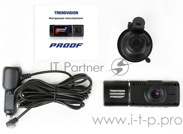 Видеорегистратор TrendVision Proof PRO черный 1080x1920 146гр. JL5701