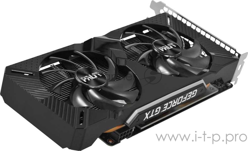 Видеокарта Palit PCI-E PA-GTX1660 DUAL 6G NVIDIA GeForce GTX 1660 6144Mb 192 GDDR5 1530/8000 DVIx1/HDMIx1/DPx1/HDCP Ret