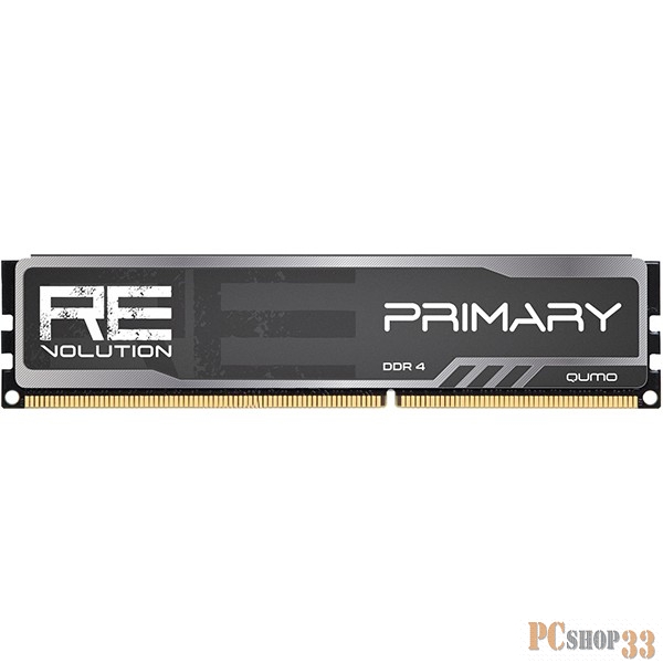 Модуль памяти QUMO DDR4 DIMM 8GB Q4Rev-8G3000P16Prim {PC4-24000, 3000MHz}