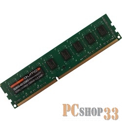 Модуль памяти QUMO DDR3 DIMM 4GB (PC3-12800) 1600MHz QUM3U-4G1600K11(R) {256x8chips}