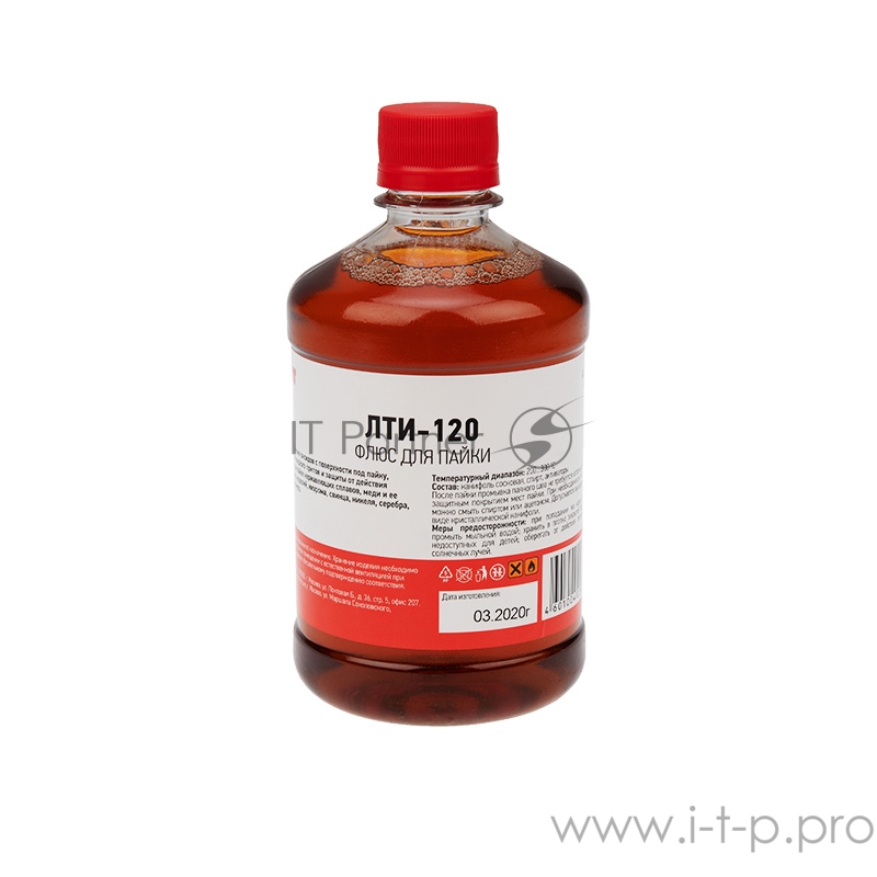 Флюс для пайки REXANT, ЛТИ-120, 500 мл, флакон
