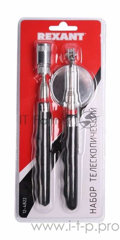 Телескопический магнит и зеркало в наборе (2 пр.) REXANT