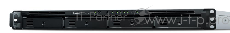 Дисковый массив Synology RX418 Модуль расширения Expansion Unit (Rack 1U) for RS818+, RS818RP+, RS816, RS815+, RS815RP+, RS815 up to 4hot plug HDDs SATA(3,5 or 2,5)/1xPS incl eSATA Cbl