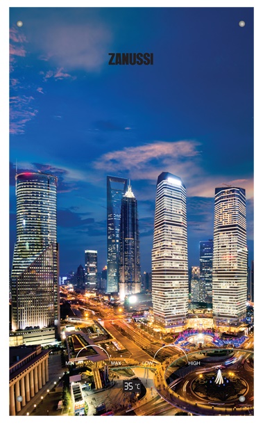 Водонагреватель проточный Zanussi GWH 10 Fonte Glass Metropoli