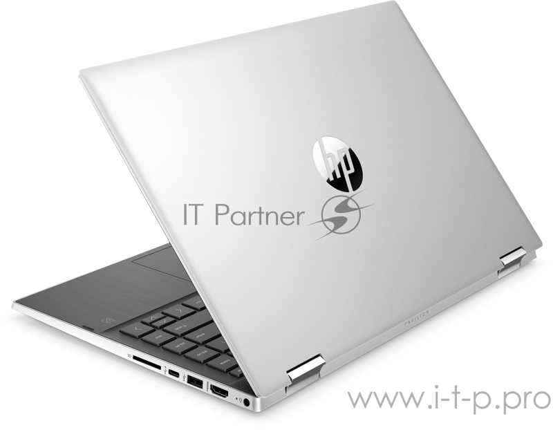 Ноутбук 14 FHD Touch +LTE HP Pavilion x360 14-dw1011ur silver (Core i5 1135G7/8Gb/512Gb SSD/Iris® Xe/1 nano-SIM/W10) (2X2R8EA)