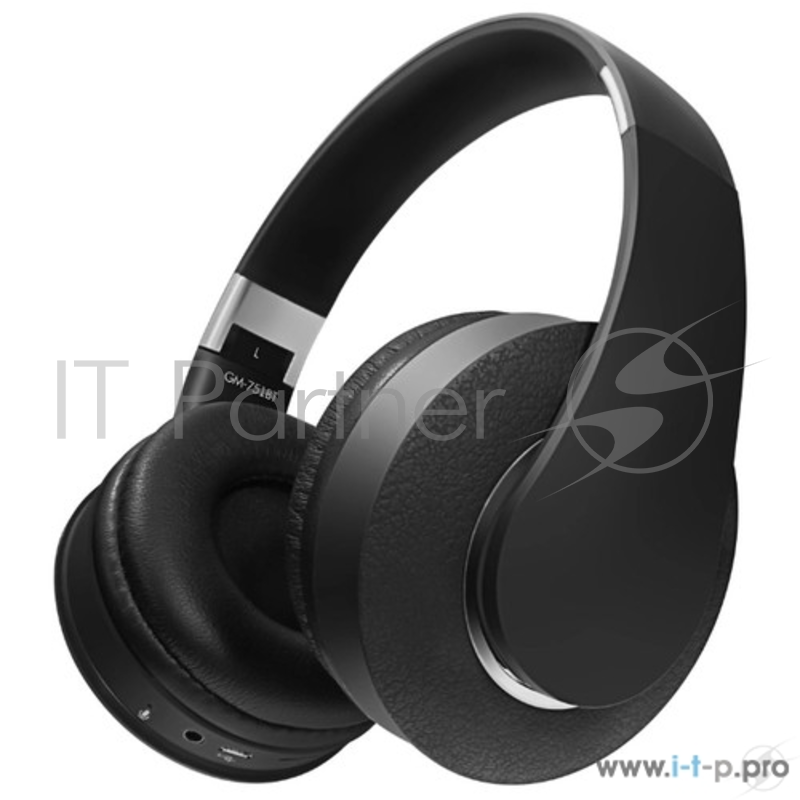 Наушники Ginzzu GINZZU GM-751BT {V4.2, профили - A2DP, AVRCP, HFP, HSP, LI-Ion, 3,7V, 250mAh }