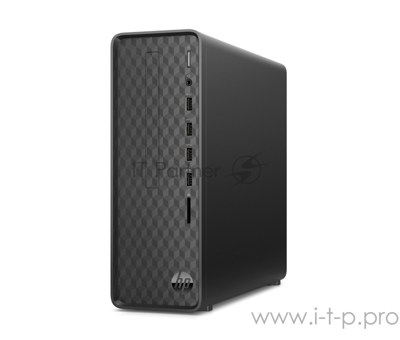 ПК HP Slimline S01-aF0003ur Ath 3050U (2.3)/4Gb/SSD128Gb/RGr/Windows 10/GbitEth/WiFi/BT/65W/черный